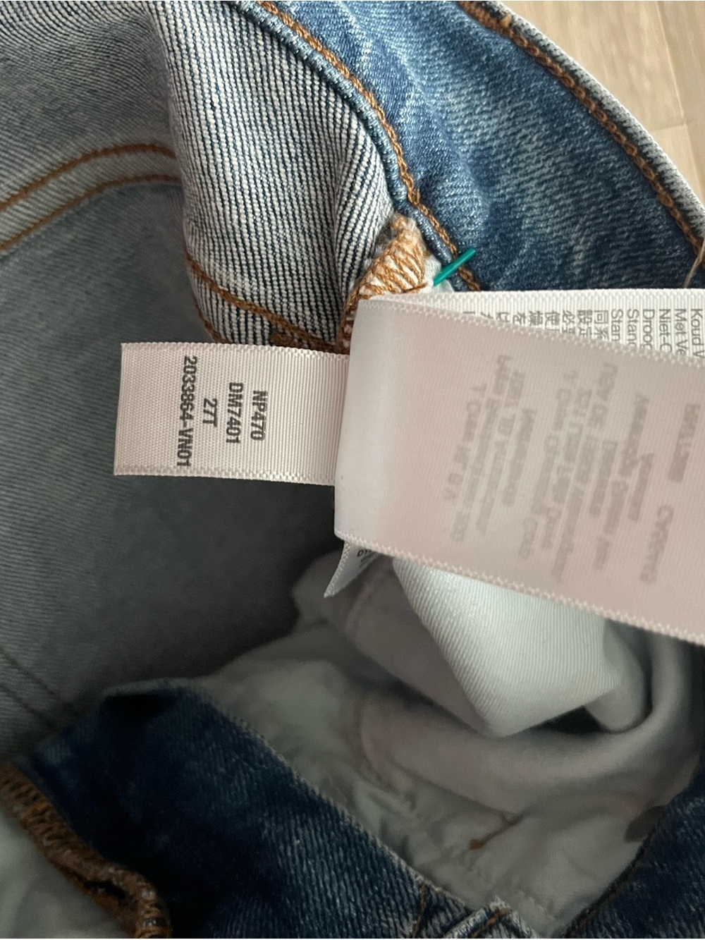 Madewell Women’s Tall Kick Out Crop Jeans Oneida Wash Super Stretch - Size 27T - Picture 8 of 10